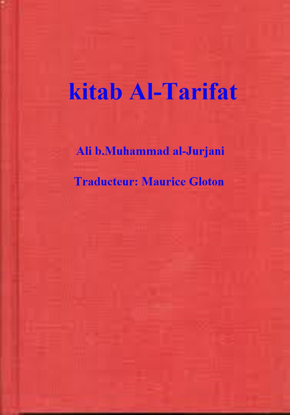 kitab Al-Tarifat