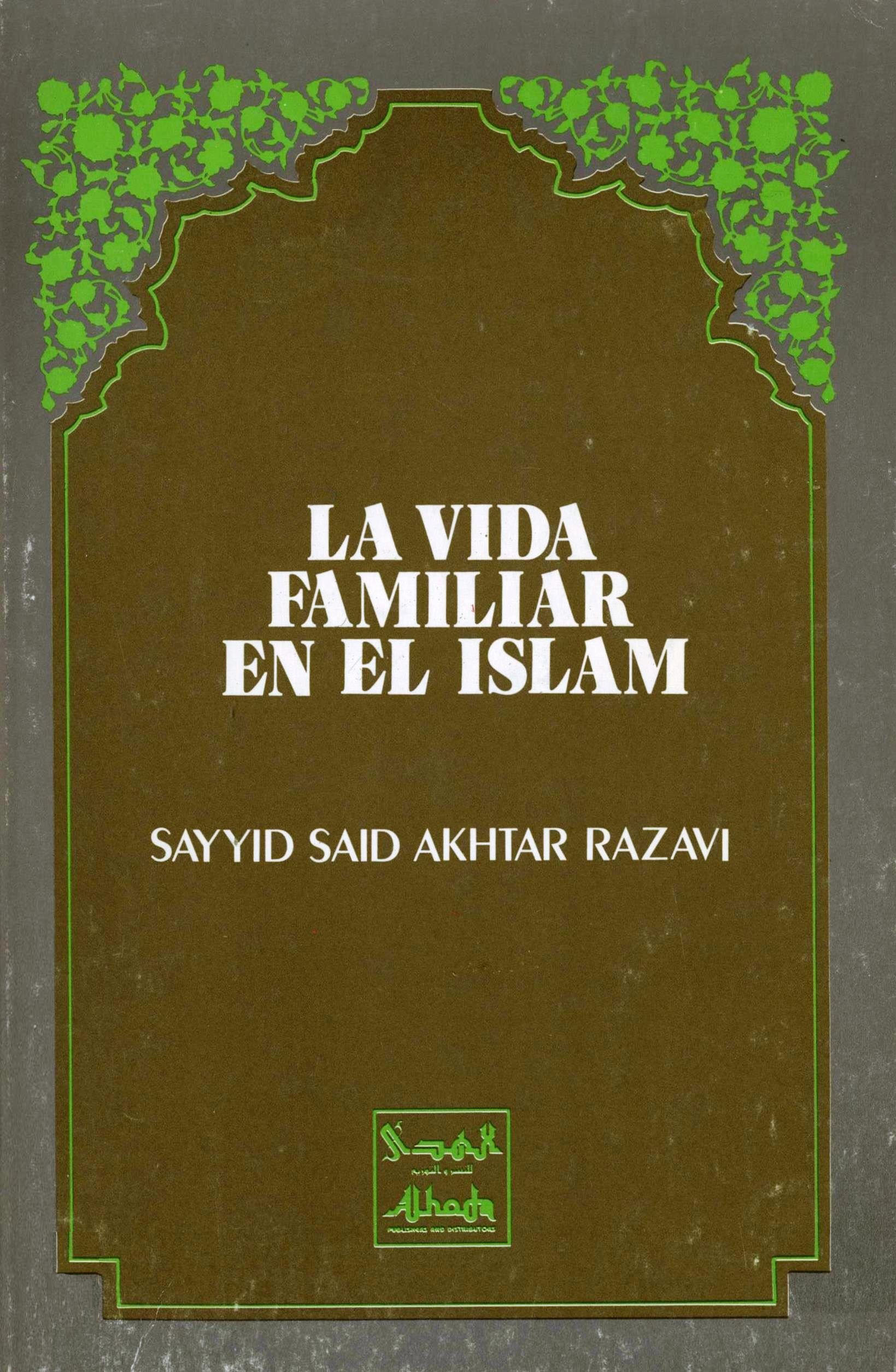 LA VIDA FAMILIAR EN EL ISLAM