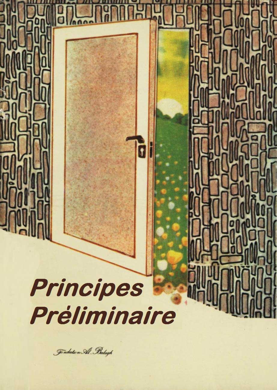 principes préliminaire