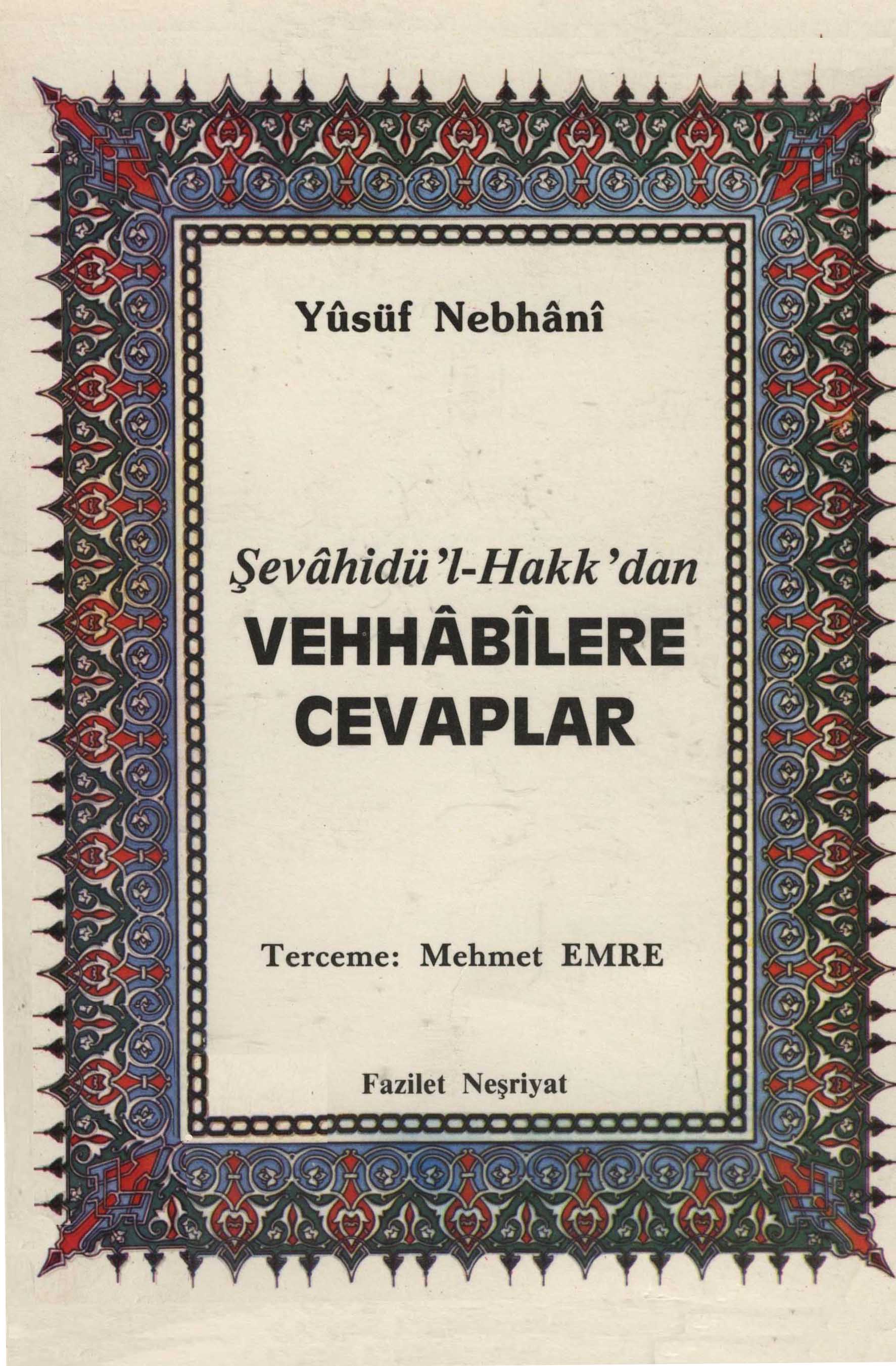 vehabilere cevaplar