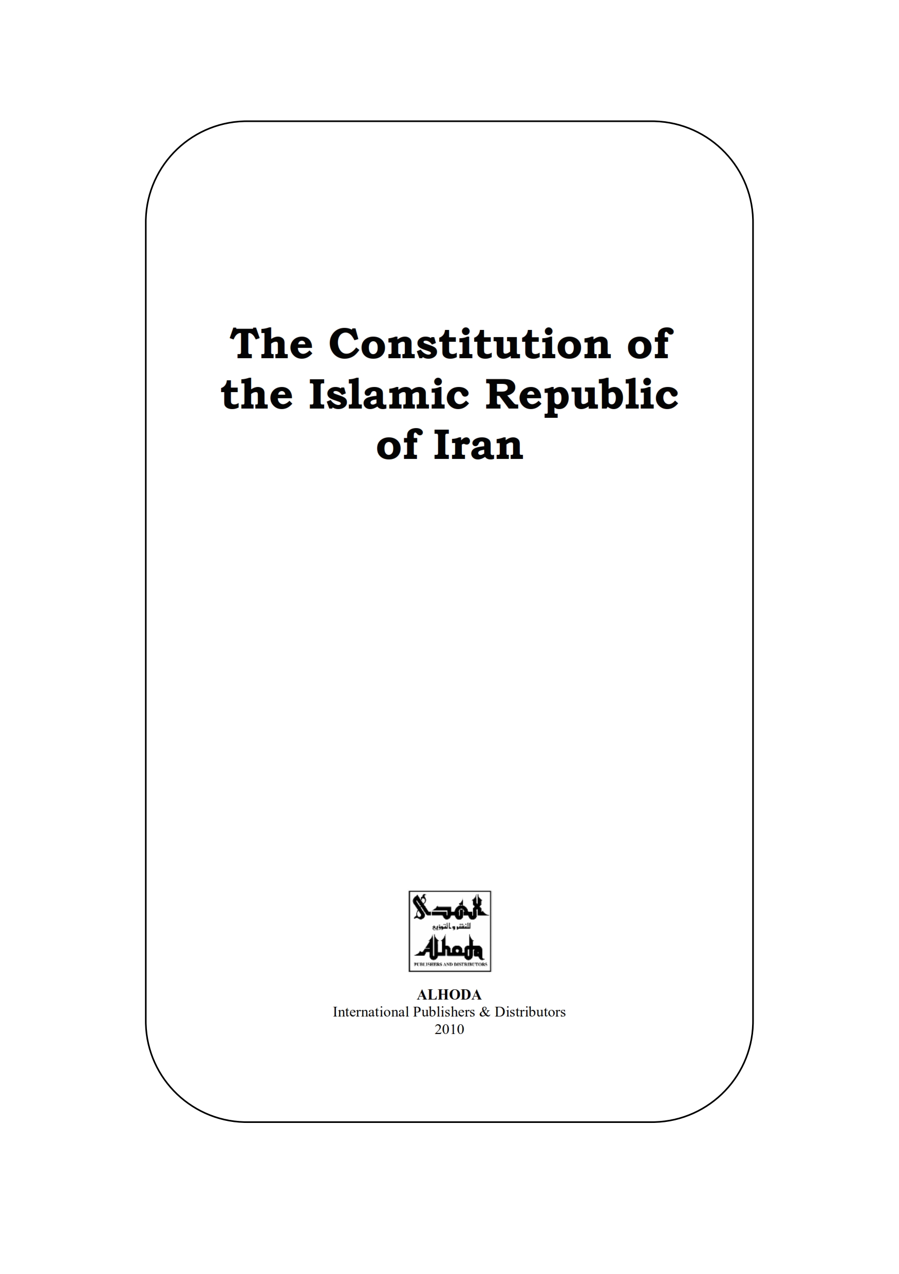 The Constitution of the Islamic Republic of Iran